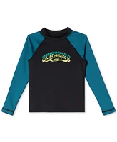 Quiksilver Toddler & Little Boys Everyday Colorblocked Logo-Print Upf 50+ Long-Sleeve Surf Rash Guard