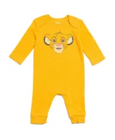 Disney Lion King Simba Boys Snap Cosplay Coverall and Hat Set Infant