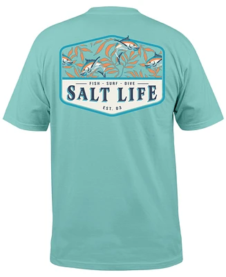 Salt Life Men's Hide N Sea Graphic Print Short-Sleeve T-Shirt