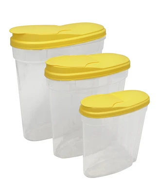Sedona 6 Piece Plastic Food Storage Container Set