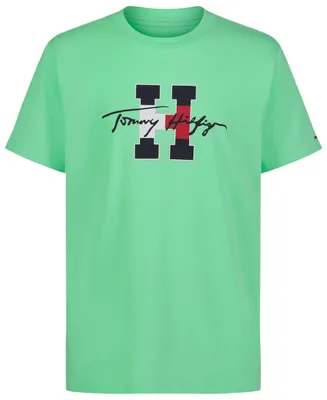 Tommy Hilfiger Big Boys Script H Short Sleeve T-shirt