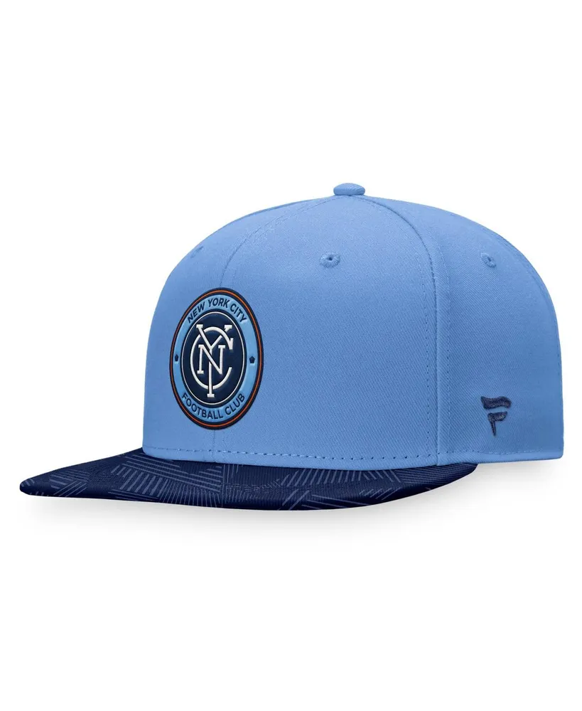 Men's Fanatics Sky Blue New York City Fc Iconic Defender Snapback Hat