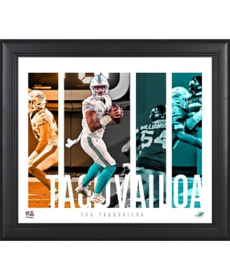 Tua Tagovailoa Miami Dolphins Framed 15" x 17" Player Panel Collage
