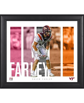 Caleb Farley Virginia Tech Hokies Framed 15" x 17" Player Panel Collage