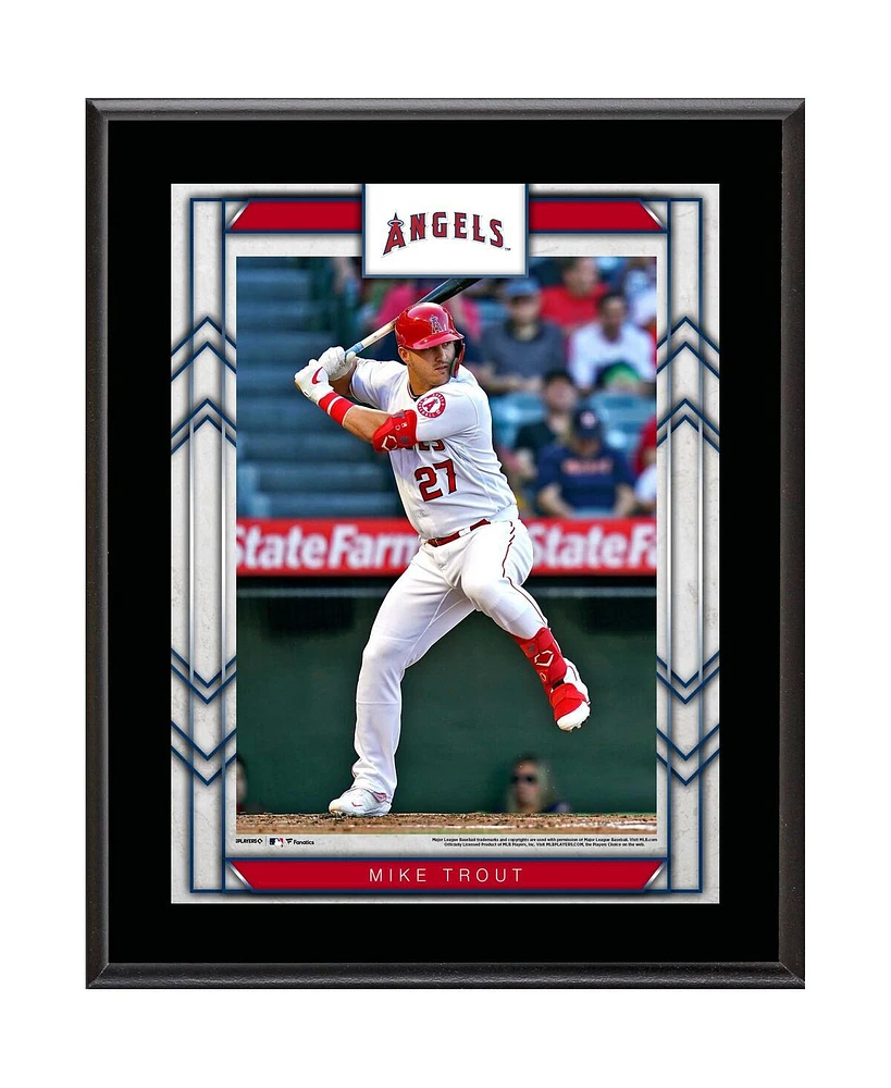 Mike Trout Los Angeles Angels 10.5'' x 13'' Sublimated Player Name Plaque