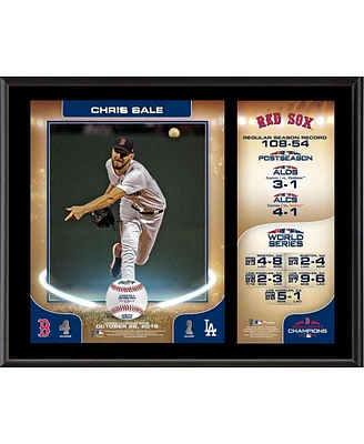 Chris Sale Boston Red Sox 2018 Mlb World Series Champions 12" x 15" Sublimated Plaque