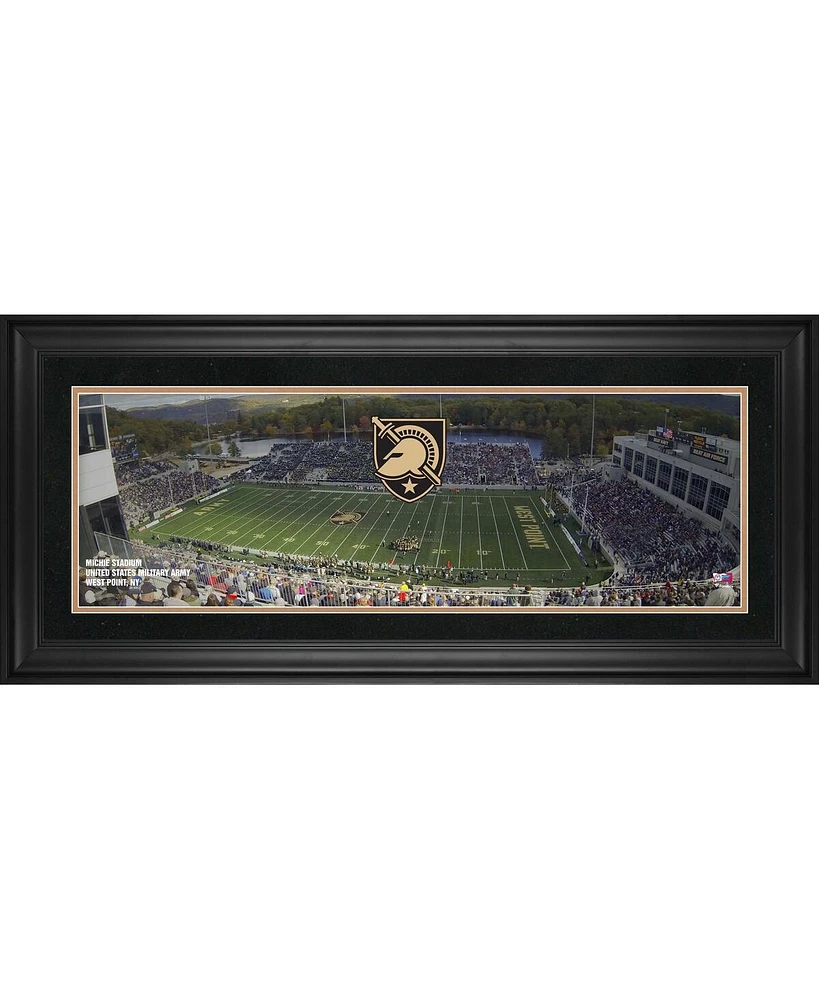 Army Black Knights Framed 10" x 30" Michie Stadium Panoramic Photograph