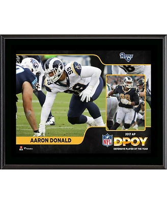 Aaron Donald Los Angeles Rams Defensive Player of the Year 10.5" x 13" Sublimated Plaque