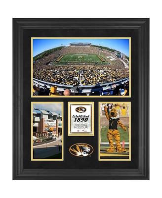 Missouri Tigers Faurot Field Framed 20'' x 24'' 3-Opening Collage