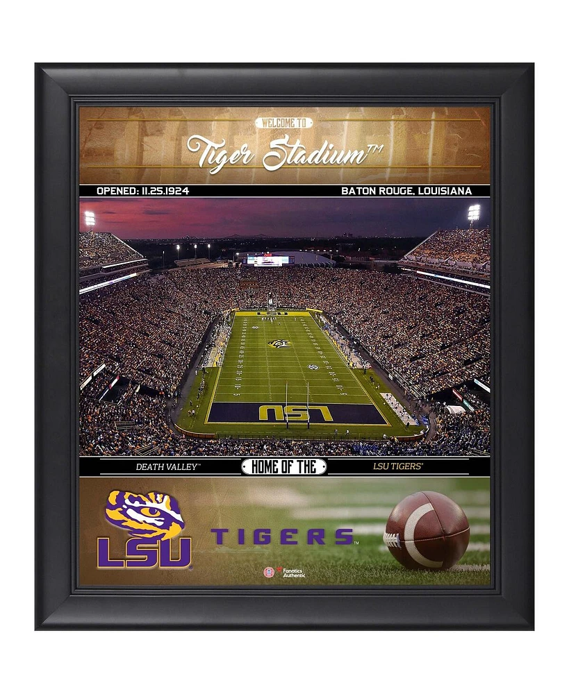 Lsu Tigers Framed 15" x 17" Welcome Home Collage