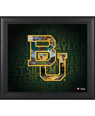 Baylor Bears Framed 15'' x 17'' Team Heritage Collage