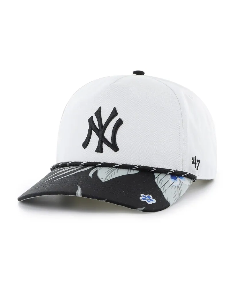 Men's '47 Brand White New York Yankees Dark Tropic Hitch Snapback Hat