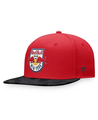 Men's Fanatics Red New York Red Bulls Iconic Defender Snapback Hat