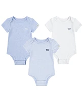 Levi's Baby Boys or Girls Cotton Bodysuits, Pack of 3