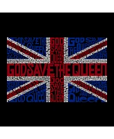 Girl's Word Art T-shirt - God Save The Queen