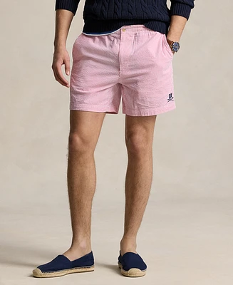 Polo Ralph Lauren Men's 6-Inch Prepster Seersucker Shorts