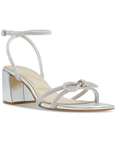 Aldo Women's Bouclette Rhinestone Bow Ankle-Strap Dress Sandals