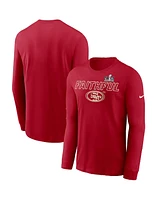 Men's Nike Scarlet San Francisco 49ers Super Bowl Lviii Local Long Sleeve T-shirt