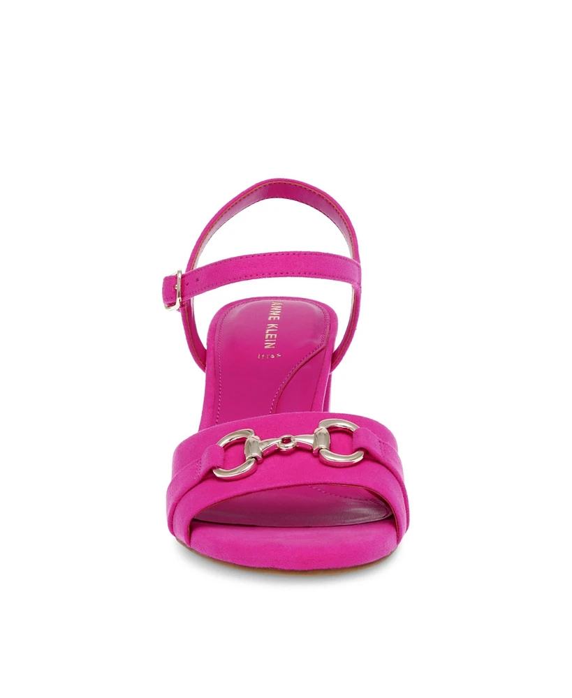 Anne Klein Women's Rem Block Heel Dress Sandals