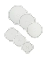 w&p Set of 6 Can Be Used Again Silicone Stretch Lid