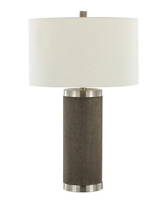 Lumisource Cylinder 26.5" Polyresin Table Lamp