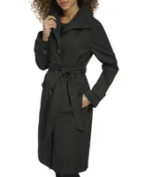 Karl Lagerfeld Wing Collar Trench Coat