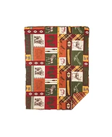 Keaton Forest Woven 48" x 60" Thanksgiving Throw Blanket