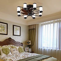 21.7" Ceiling Fan with Remote and Dimmable Light