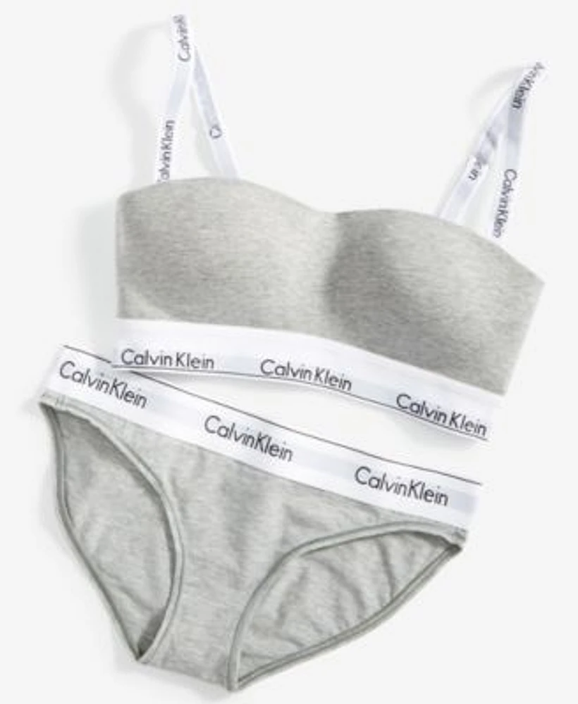 Calvin Klein Modern Cotton Lightly Lined Bandeau Bikini Underwear