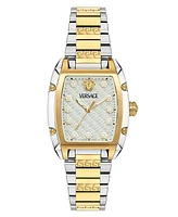 Versace Women's Swiss Two-Tone Stainless Steel Bracelet Watch 45x36mm