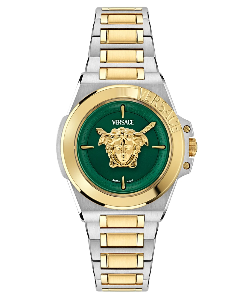 Versace Women's Swiss Two-Tone Stainless Steel Bracelet Watch 37mm