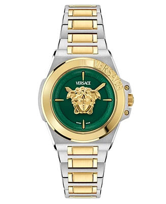 Versace Women's Swiss Two-Tone Stainless Steel Bracelet Watch 37mm