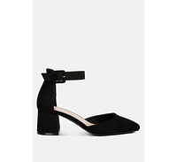 stroot mid block heel sandals