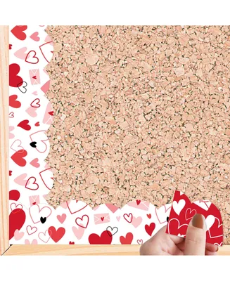 Valentine's Day Hearts - Scalloped Classroom Bulletin Board Borders - 51 Feet