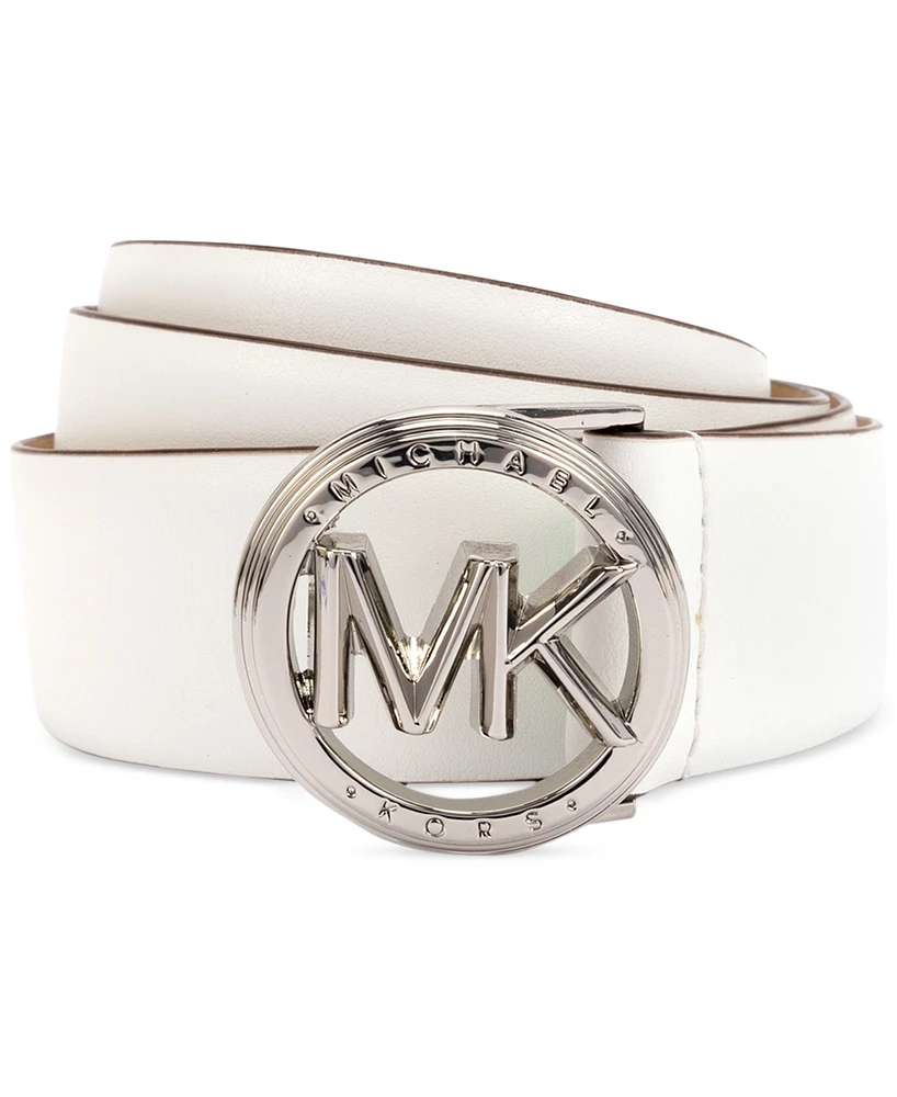 Michael Kors Women's 32MM smooth leather belt