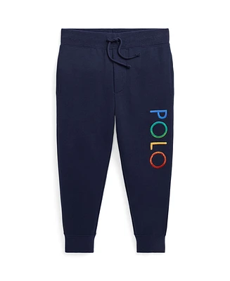 Polo Ralph Lauren Toddler and Little Boys Ombre-Logo Double-Knit Jogger Pants