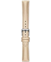 Tissot Unisex Swiss Pr 100 Cream Leather Strap Watch 34mm