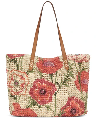 Style & Co Medium Classic Straw Tote, Created for Macy's