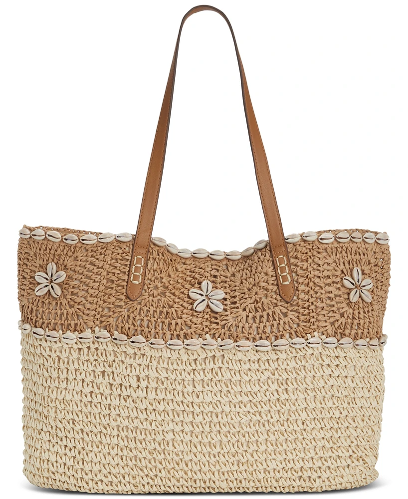 Style & Co Medium Classic Straw Tote, Created for Macy's