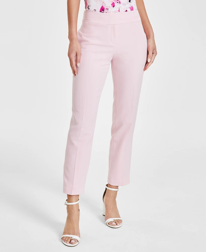 Kasper Women's Stretch-Crepe Straight-Leg Pants, Regular & Petite