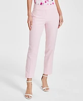 Kasper Women's Stretch-Crepe Straight-Leg Pants, Regular & Petite