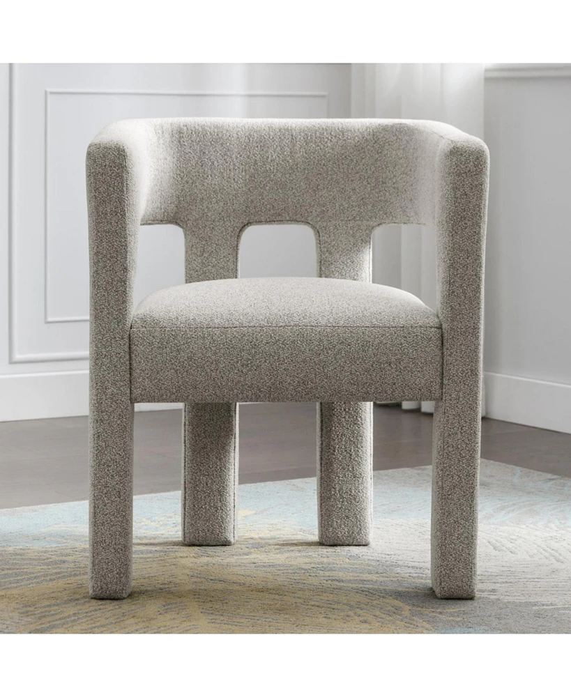 Simplie Fun Contemporary Designed Fabric Upholstered Accent Chair Dining Chair For Living Room, Bedroom