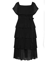 City Chic Plus Night Garden Dress