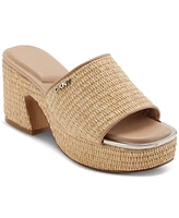 Dkny Women's Desirae Slip-On Espadrille Platform Sandals