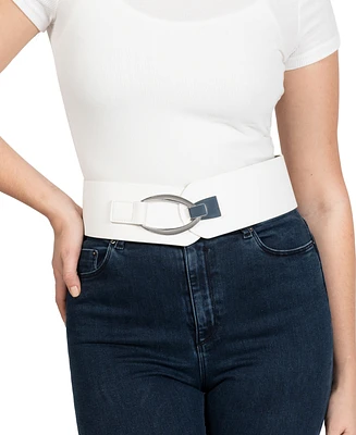 I.n.c. International Concepts Interlocking-Hook Stretch Belt