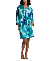 Linea Donatella Women's Clement Printed Wrap Robe