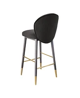 Tov Furniture 1 Pc. Velvet Counter Stool