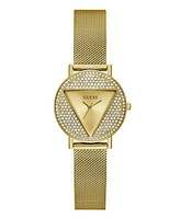 Guess Women's Analog Gold-Tone Stainless Steel Mesh Watch 30mm - Gold