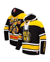 Men's Freeze Max Bumblebee Black Transformers Hockey Pullover Hoodie