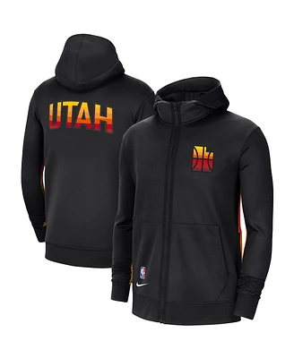 Men's Nike Black Utah Jazz 2020/21 City Edition Showtime Performance Full-Zip Hoodie